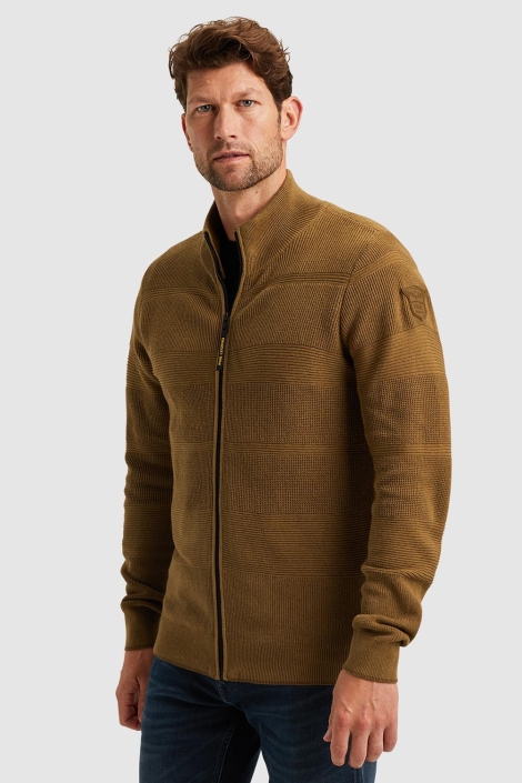 PME legend zip jacket cotton structure knit